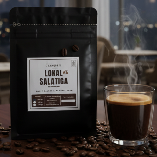 Kopi Lokal Salatiga Lakoffie - Perpaduan Rasa Pahit dan Sensasi Asam Segar Khas Pegunungan
